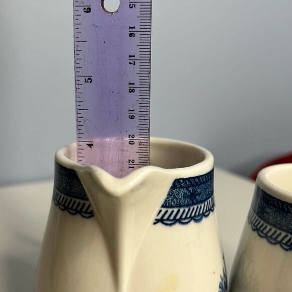 Syracuse China Carefree Old Cathay Sugar Bowl and Creamer Set - Picture 2 of 7